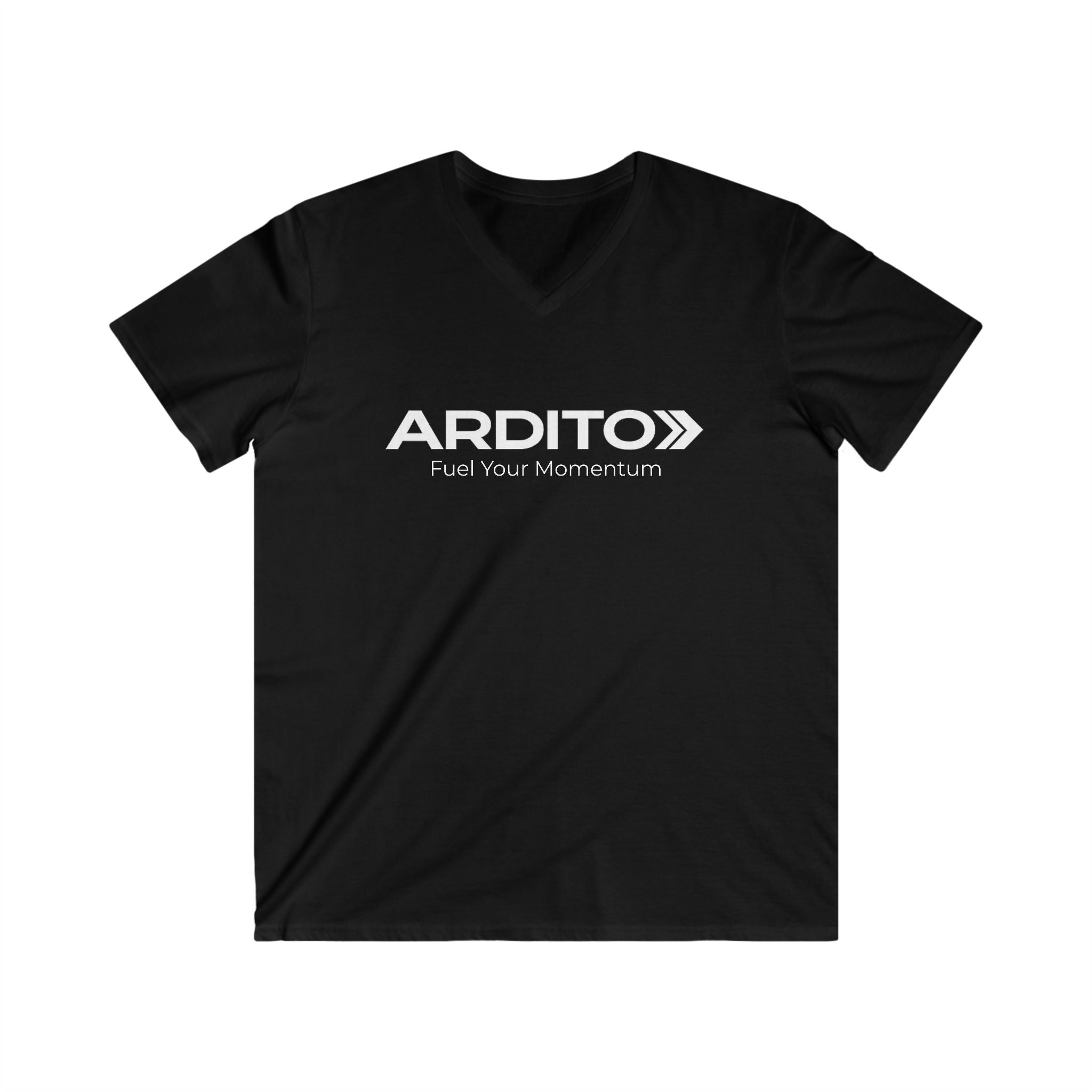 Men's Fitted V-Neck Short Sleeve Tee - ARDITO