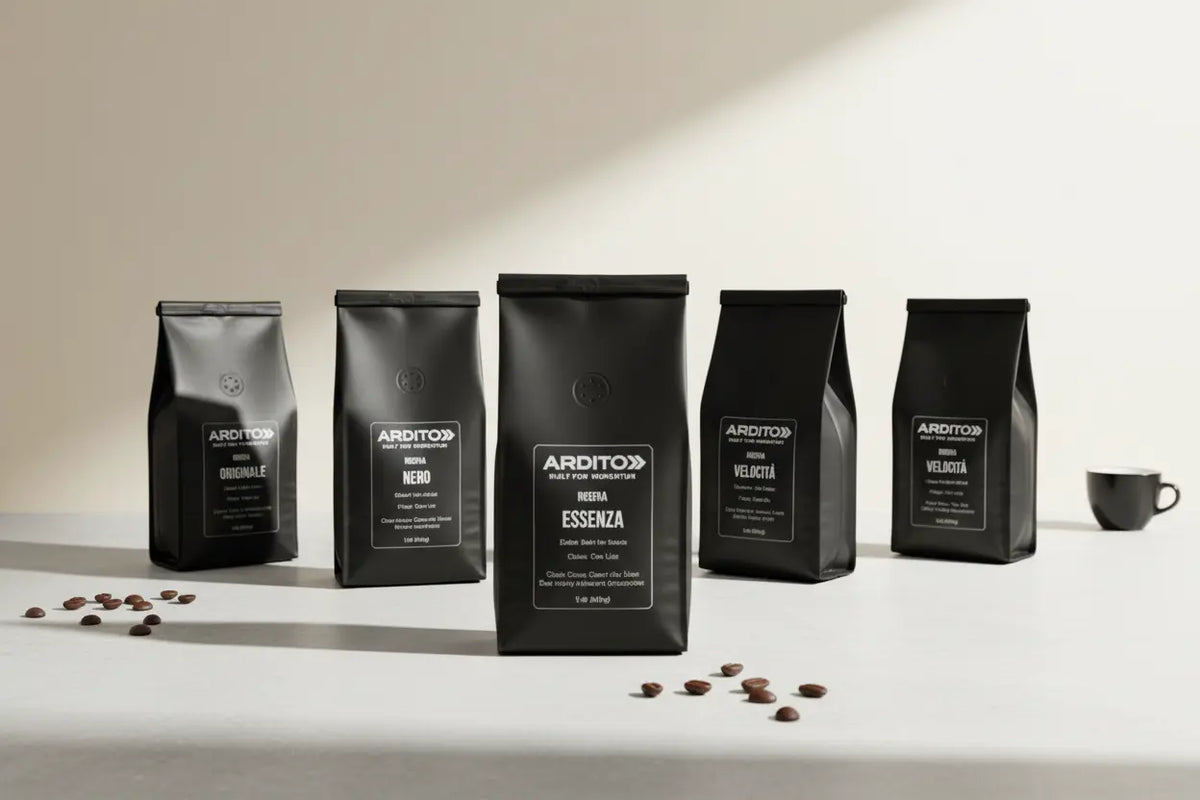 5 bags of 12oz ardito fuel coffee beans