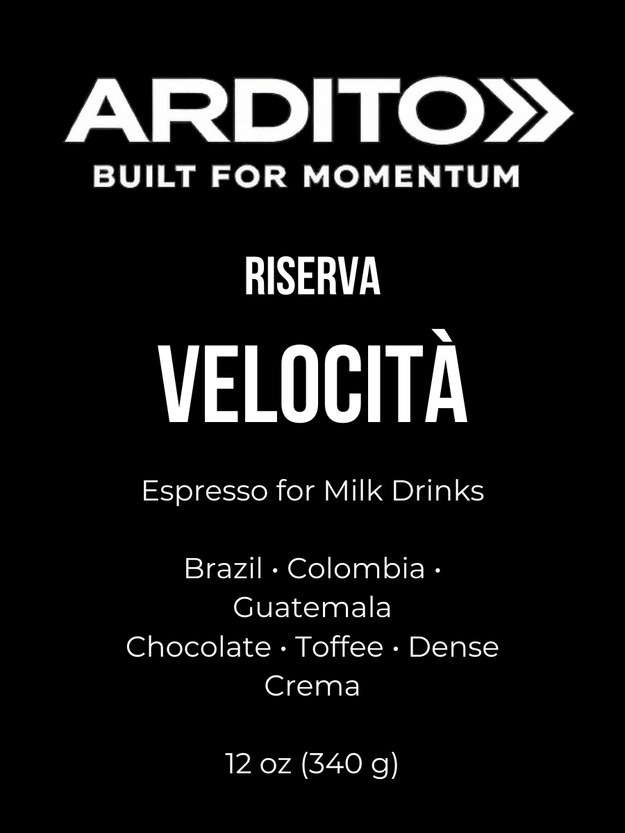 Ardito Riserve Velocità- Milk Coffee Latte Drinks - ARDITO