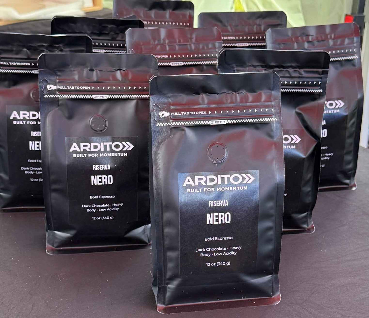 Ardito Riserve Nero — Classic Espresso Blend, Baker's Chocolate Deep Caramel Heavy Body, 12oz