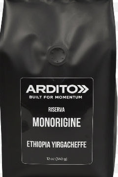 Single origin Ethiopia Yirgacheffe coffee bag